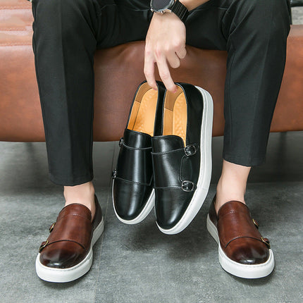 Mocasines de piel auténtica Milano