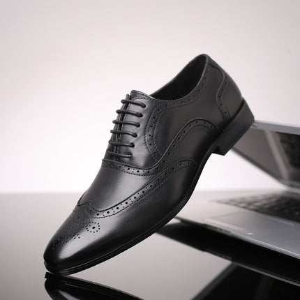 Zapatos de vestir brogue de cuero Oxford