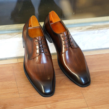 Zapatos Oxford de piel auténtica Hudson