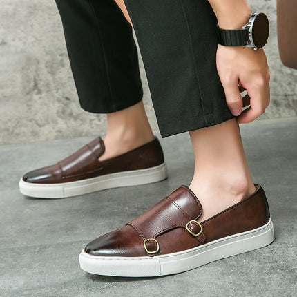 Mocasines de piel auténtica Milano