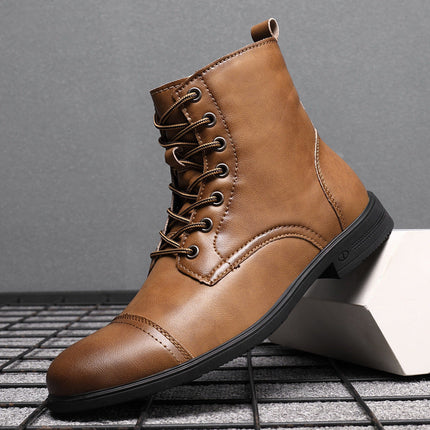 Botas de piel auténtica Pelle Italiana