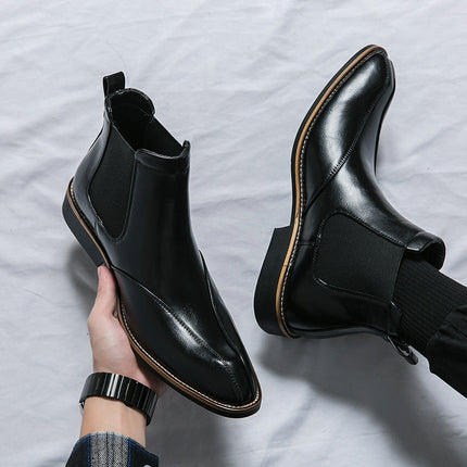 Botas Chelsea de piel auténtica de Toronto