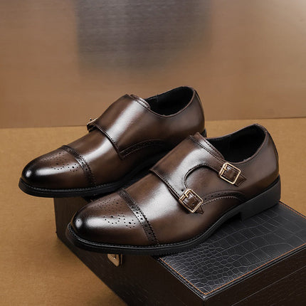 Mocasines con doble hebilla Brighton