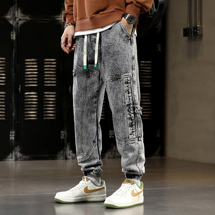 Pantalones deportivos urbanos de mezclilla