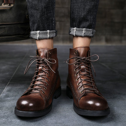 Botas de piel auténtica Torreto