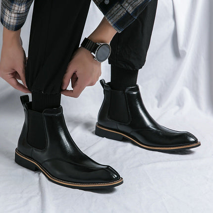 Botas Chelsea de piel auténtica de Toronto