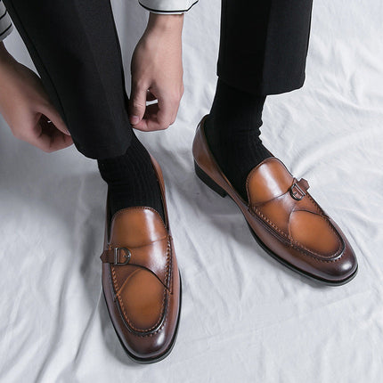 Mocasines de cuero genuino de Viena