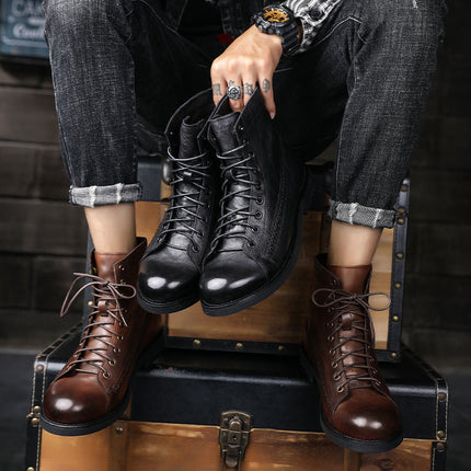 Botas de piel auténtica Torreto