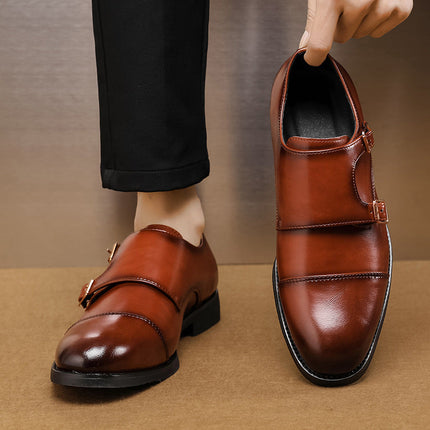 Mocasines con doble hebilla Brighton