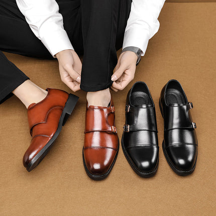 Mocasines con doble hebilla Brighton
