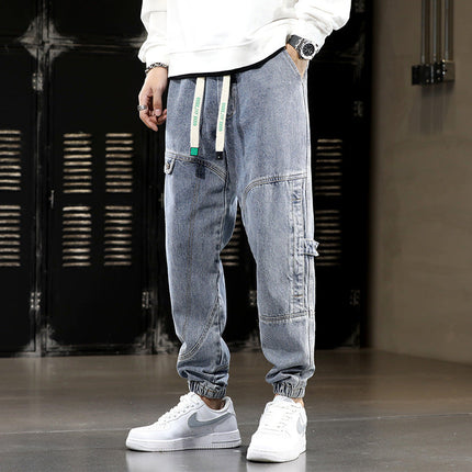 Pantalones deportivos urbanos de mezclilla