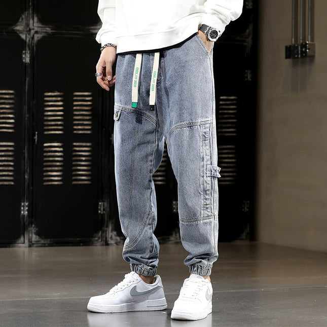 Pantalones deportivos urbanos de mezclilla