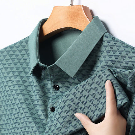 Polo de seda helada premium Ridge