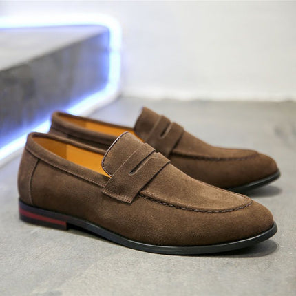 Mocasines de ante Pelle Italiana