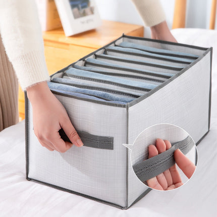 Organizador de pantalón de 8 compartimentos