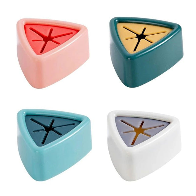 Pack de 4 soportes para trapos y toallas autoadhesivo
