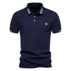 Polo masculina 100% algodón clásico