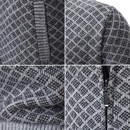 Chaqueta de punto Remy Royal Jacquard