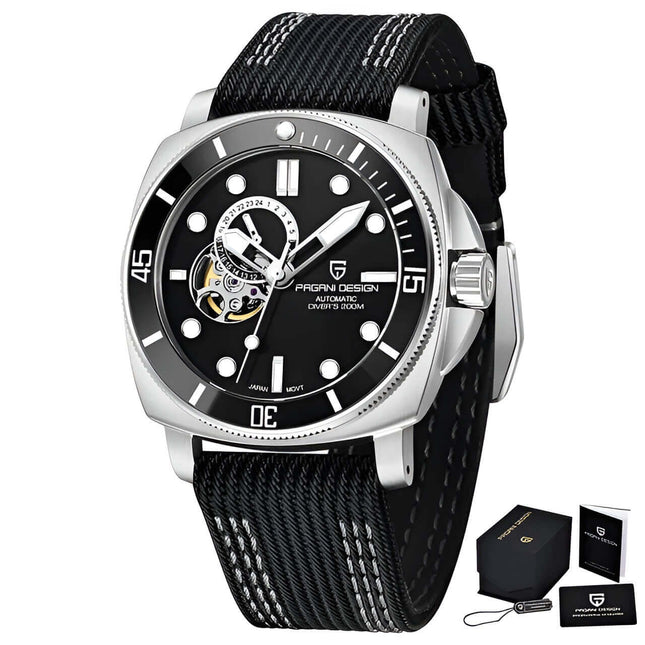 Reloj Automático Pagani Rare para hombre, diseño elegante y numerado, ideal para quienes buscan relojes de línea premium.