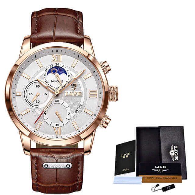 Reloj Lige con Correa de Cuero