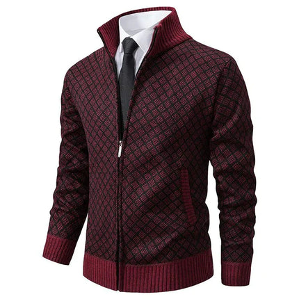 Chaqueta de punto Remy Royal Jacquard