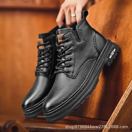 Botines Royal Ride Hombre | Elegancia Retro y Cuero Premium