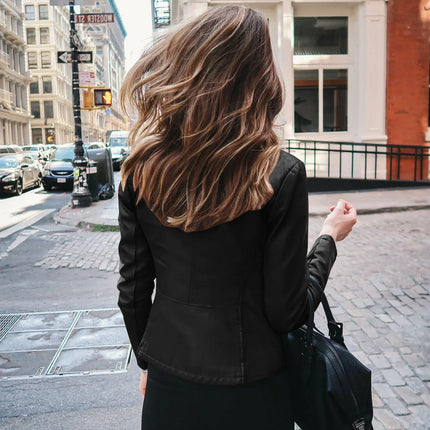 Campera  de cuero Isadora