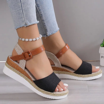 Sandalia Estilo Fino Mujer