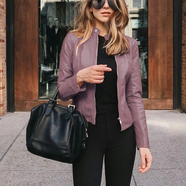 Campera  de cuero Isadora