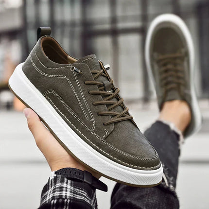 Zapatillas de piel auténtica Zyver