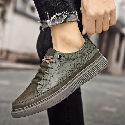 Zapatillas de cuero italiano Giovanni