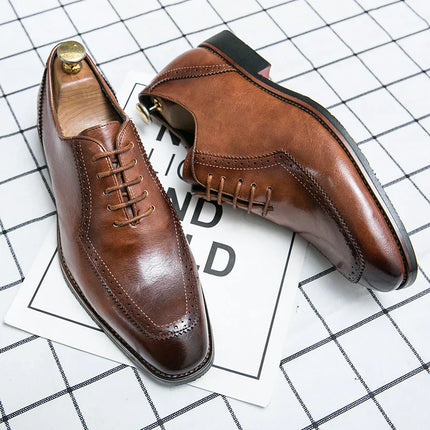 Zapatos de vestir de piel auténtica de Londres