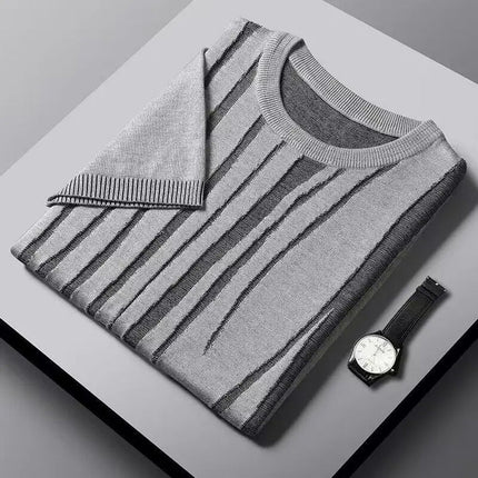 Camisa de punto de seda jacquard de Hype Ice