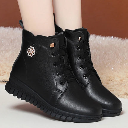 Bota de cuero comfortflex