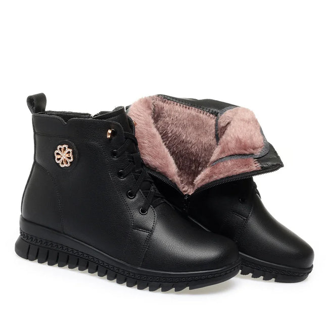 Bota de cuero comfortflex