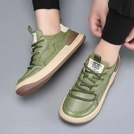 Zapatillas Luca Italiana de piel