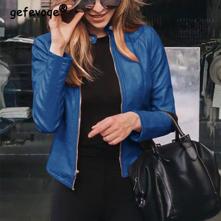 Campera  de cuero Isadora