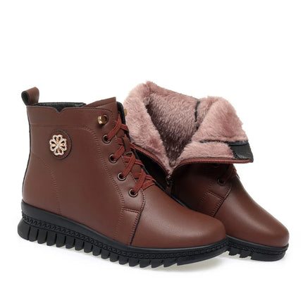 Bota de cuero comfortflex