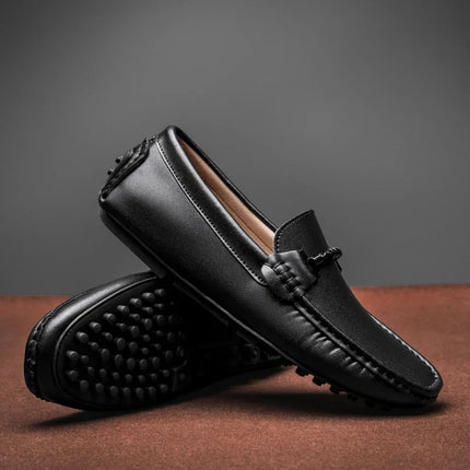 Mocasines de piel auténtica Elyx