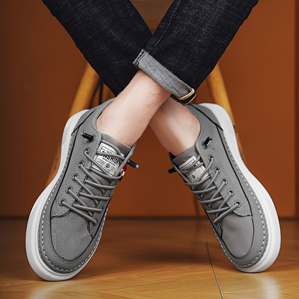 Zapatillas de cuero casuales Vittorio