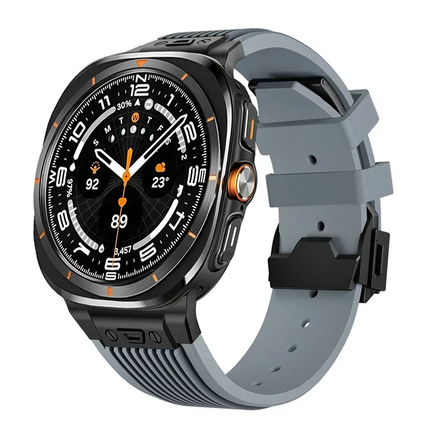 Correa de silicona aerodinámica de titanio para Galaxy Watch Ultra