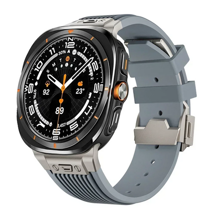 Correa de silicona aerodinámica de titanio para Galaxy Watch Ultra