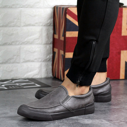 Zapatillas Chelsea de cuero sin cordones