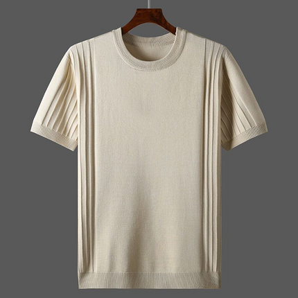 Camiseta de punto plisada Terrence