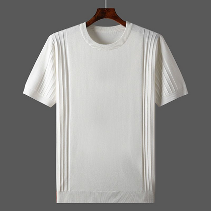 Camiseta de punto plisada Terrence