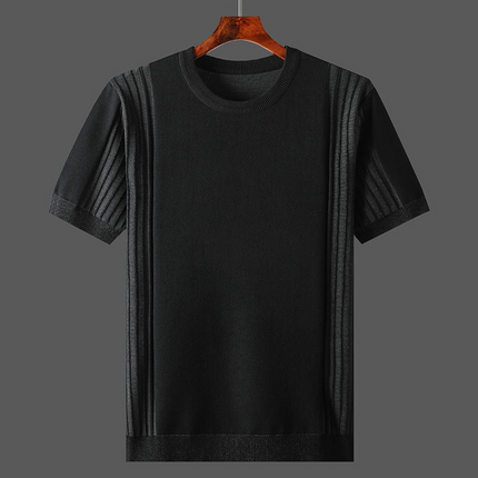 Camiseta de punto plisada Terrence