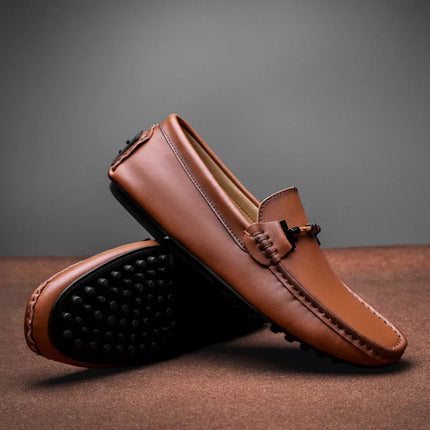 Mocasines de piel auténtica Elyx