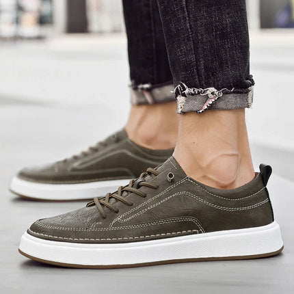 Zapatillas de piel auténtica Zyver