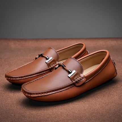 Mocasines de piel auténtica Elyx