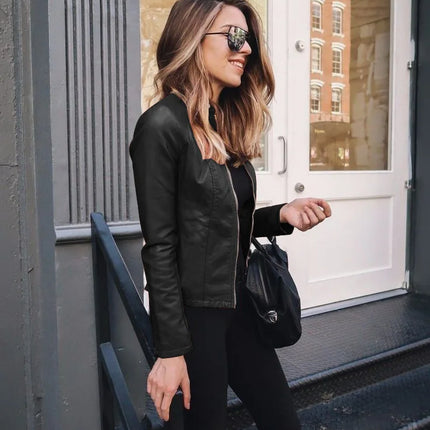 Campera  de cuero Isadora